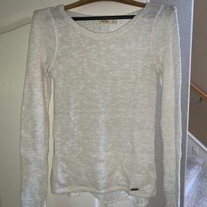 Cream Hollister Sweater